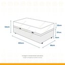 Ver imagem 5 de Box Baú com Colchão de Molas Classic Pocket Solteiro King 203cm