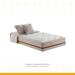 Cama Box Baú + Colchão Solteiro King Classic Molas Pocket 96x203x64cm - 4