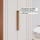 Ver imagem 5 de Guarda-Roupa Casal 6 Portas com 4 Espelhos e 6 Gavetas 234cm 100% MDF Boston Espresso Móveis Bege/Cinamomo/Off White