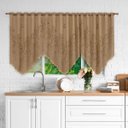 Ver imagem 3 de Cortina Bando Renda Cascata Cozinha Tulipa 2,65x1,00 Sortida:marrom