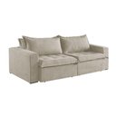 Ver imagem 5 de Sofá 5 Lugares Retrátil e Reclinável Linho M-184 Martins Creme