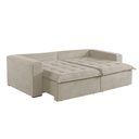 Ver imagem 4 de Sofá 5 Lugares Retrátil e Reclinável Linho M-184 Martins Creme