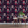 Papel de Parede Temático para Barbearias Desenhos - 3,00m - 2