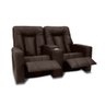 Poltrona Reclinável Jaguar Dupla para Sala de Cinema (ml):sintético Marrom - 4