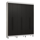 Ver imagem 3 de Guarda-Roupa Casal com Pés 6 Portas Batentes Venus Madesa