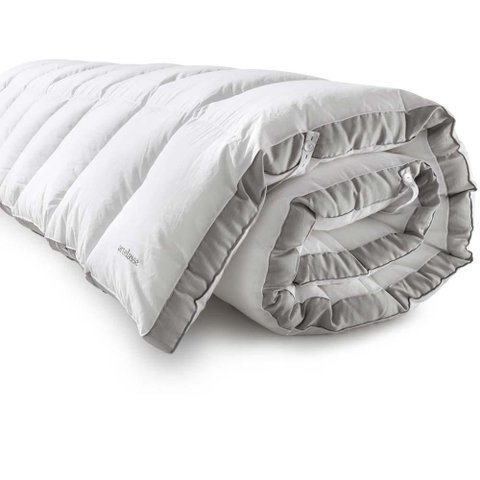 Pillow Top Solteiro 233 Fios Sublime - Artelassê Branco/cinza