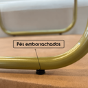 Ver mais imagens de Banqueta Puff Penteadeira Quarto Maquiagem Base Ferro Facto:caramelo