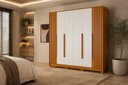 Ver imagem 1 de Roupeiro Casal Deville 6 Portas e 4 Gavetas - Cinamomo Off White - Albatroz