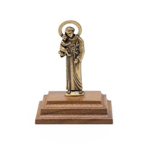 Adorno Pedestal de Mesa Santo Antônio 4 Cm Fornecedor 1 F1-ct17-173-3