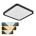 Ver imagem 5 de Lustre Plafon Led 3 em 1 Sobrepor Iluminaçao Moderno Casa Sala Quarto Recepçao Decoraçao Ambiente Lu