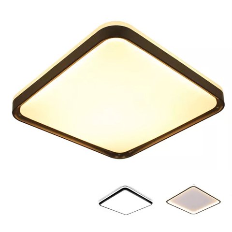 Lustre Plafon Led 3 em 1 Sobrepor Iluminaçao Moderno Casa Sala Quarto Recepçao Decoraçao Ambiente Lu