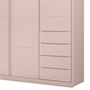 Ver imagem 3 de Guarda Roupa Infantil 3 Portas 4 Gavetas Lua P04 Rose - Mpozenato