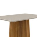 Ver imagem 5 de Conjunto Sala de Jantar Mesa Tampo de Vidro Celebrare 4 Cadeiras Privilege Móveis Lopas