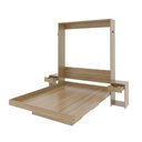 Ver imagem 2 de Cama Articulada Casal com Mesas de Cabeceira Amêndoa Cm8041