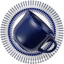 Ver imagem 1 de Kit 8 Xícaras com Pires Biona Colb Oxford® Cerâmica 200 Ml