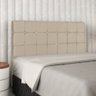 Cabeceira Emma para Quarto de Casal 140cm Bege - 1