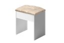 Ver imagem 2 de Banqueta Penteadeira Camarim Branco