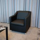 Ver imagem 1 de Poltrona para Recepção Clínica Médica - Balaqui Decor Cor:courino Preta