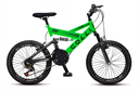 Ver imagem 1 de Bicicleta Gps Aro 20 Dupla Suspensão 21 Marchas Colli Verde