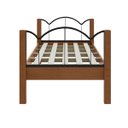 Ver imagem 4 de Cama Solteiro Oasis com Estrutura em Aço Retrô Nature Marrom
