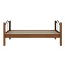 Ver imagem 3 de Cama Solteiro Oasis com Estrutura em Aço Retrô Nature Marrom