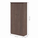 Ver imagem 2 de Armario com 2 Portas 4 Prateleiras Emir Freijo