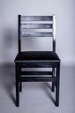 Ver imagem 3 de Kit 6 Cadeira Fixa Estofada de Madeira Cor:preto