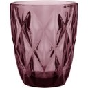 Ver imagem 1 de COPO ÁGUA 10x8x8cm 270ml VIDRO ROSA 6PÇ NH