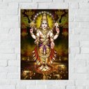 Ver imagem 1 de Placa Decorativa Mdf Lord Dhanvantari Tamanho 20x27cm