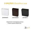 Ver imagem 4 de Arandela Externa Slim Dois Fachos Luminária Parede Led 3w - Marrom