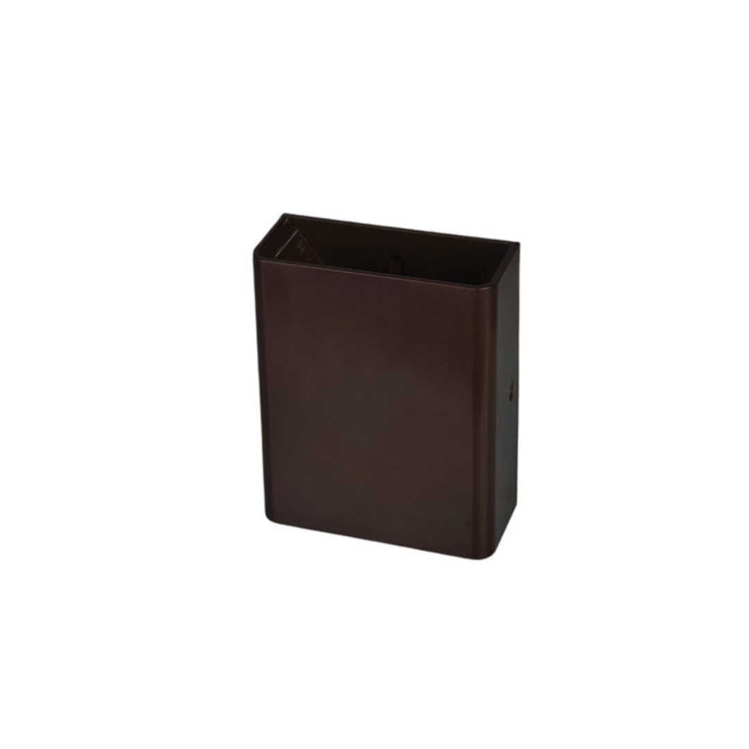 Arandela Externa Slim Dois Fachos Luminária Parede Led 3w - Marrom