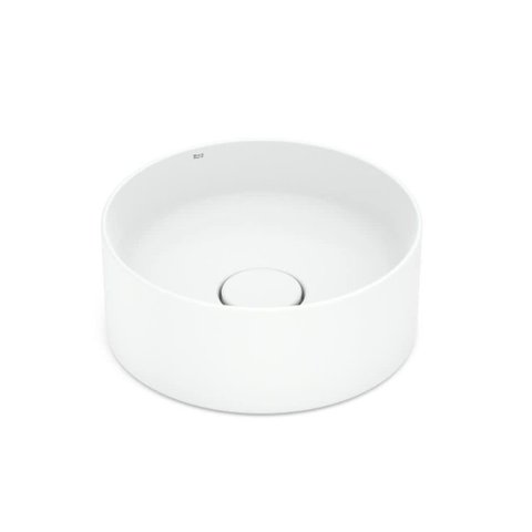 Cuba Apoio 30cm Redonda Roca T1 Terra Branco A32787u000