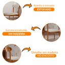 Ver imagem 4 de Conjunto com 2 Cadeiras Noronha Moderna Mobília Linho Off White-cinam.imbuia