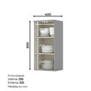 Ver imagem 2 de Armário Aéreo 40cm 1 Porta Emily Henn