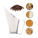 Ver imagem 1 de Concha Medidor para Cereais Ração Aço Inox 1kg (1000g) - Gudim