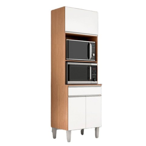 Armário Paneleiro Andréia Torre Quente Multiuso Cozinha Ajl Móveis