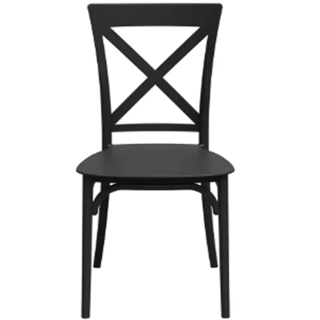 Cadeira Robust Cross Forte Plástico Cor Preto