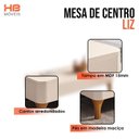 Ver imagem 3 de Estante Home Theater Trinus Cinamomo Off White com Mesa de Centro Liz e Aparador Fiero Off White -