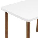 Ver imagem 4 de Mesa Lateral Lunna Retangular MDF Madeira Maciça 45cm Decorise