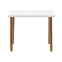 Ver imagem 7 de Mesa Lateral Lunna Retangular MDF Madeira Maciça 45cm Decorise