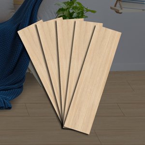 Kit 10 Piso Vinílico Pvc Autocolante 60x15 – Prático, Flexível e Durável