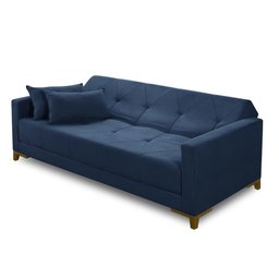 Sofá Cama 3 Lugares 2,00m Aurora Suede Adonai Estofados - 6