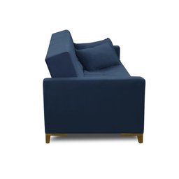 Sofá Cama 3 Lugares 2,00m Aurora Suede Adonai Estofados - 9