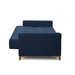 Sofá Cama 3 Lugares 2,00m Aurora Suede Adonai Estofados - 8