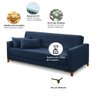Sofá Cama 3 Lugares 2,00m Aurora Suede Adonai Estofados - 3