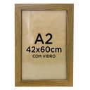Ver imagem 4 de Moldura Quadro A2 42x60 Foto Poster Ilustração com Vidro - Várias Cores