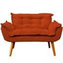 Ver imagem 3 de Kit Namoradeira Decorativa + 2 Poltronas Reforçadas Para Amamentação Suede