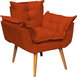 Kit Namoradeira Decorativa + 2 Poltronas Reforçadas Para Amamentação Suede - 4