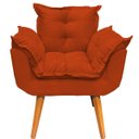 Ver imagem 5 de Kit Namoradeira Decorativa + 2 Poltronas Reforçadas Para Amamentação Suede