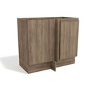 Ver imagem 1 de Módulo Cozinha Kappesberg Maxxi Balcão G748 Canto Reto 1 Porta S/ Tampo 98cm Nogal-kappesberg
